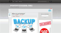 Desktop Screenshot of footfetishbb.org